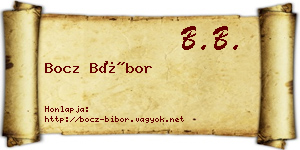 Bocz Bíbor névjegykártya